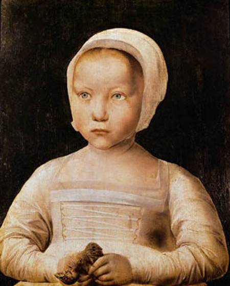 Young Girl with a Dead Bird van Flemish School