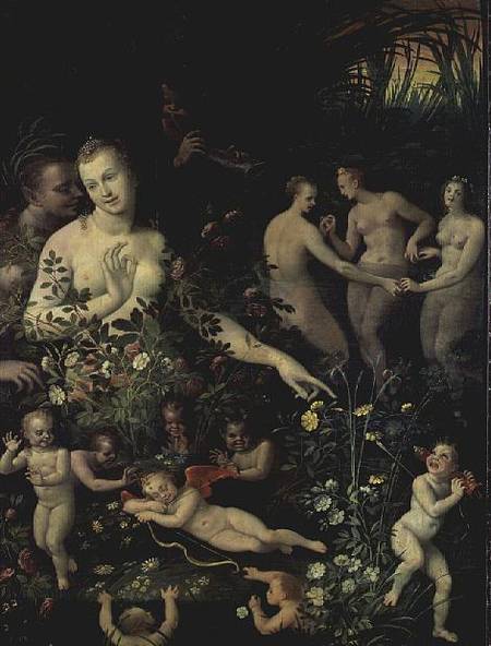 Allegory of Water or Allegory of Love van Fontainebleau School