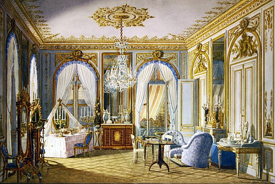 Dressing Room of the Empress Eugenie at Saint-Cloud van Fortune de Fournier