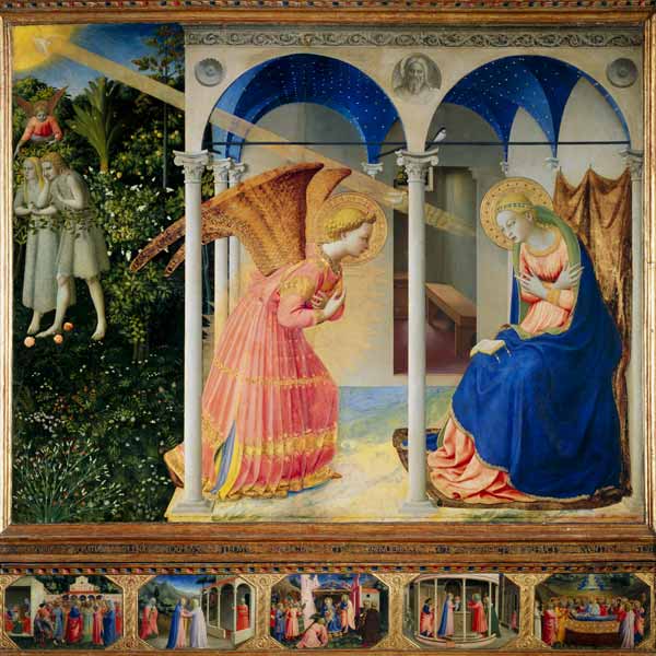 Die Verkündigung Mariae van Fra Beato Angelico