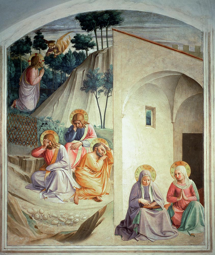 Agony in the Garden van Fra Beato Angelico