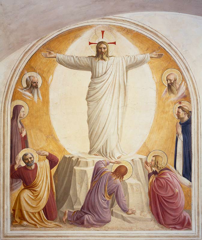 The Transfiguration van Fra Beato Angelico