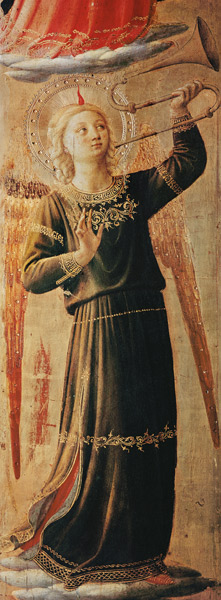Musizierender Engel van Fra Beato Angelico