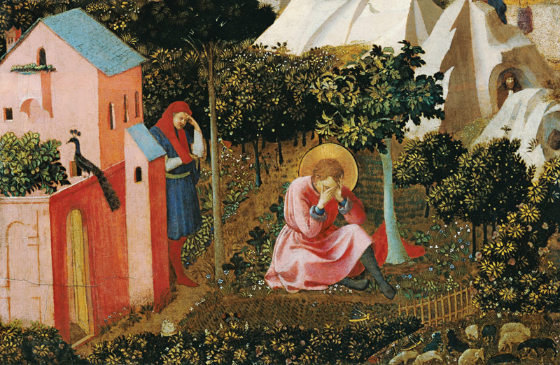 The Conversion of St. Augustine van Fra Beato Angelico