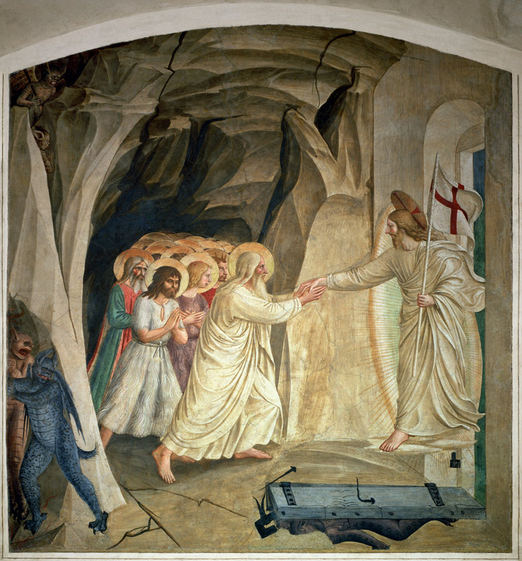 The Descent into Limbo van Fra Beato Angelico