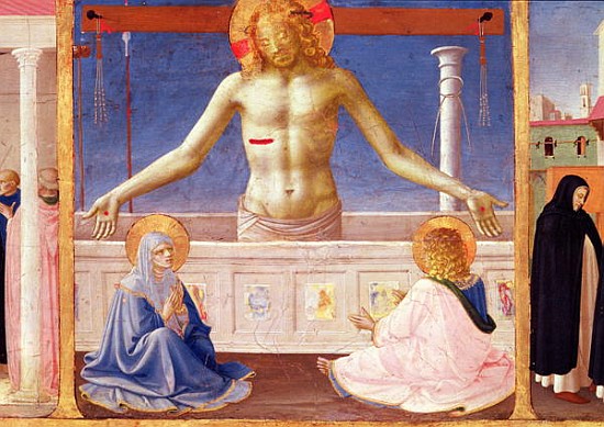 Christ Rising from his Tomb, detail of the predella panel of the Coronation of the Virgin, c.1430-32 van Fra Beato Angelico