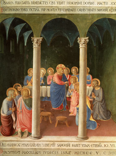 Communion of the Apostles van Fra Beato Angelico
