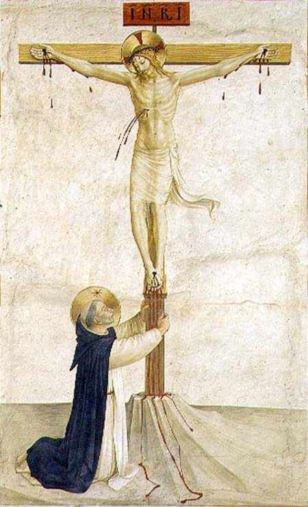 Crucifixion with St. Dominic van Fra Beato Angelico
