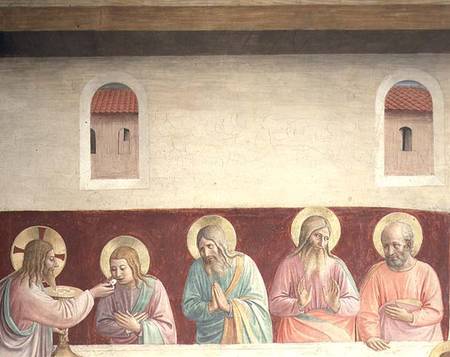 Detail from The Last Supper van Fra Beato Angelico
