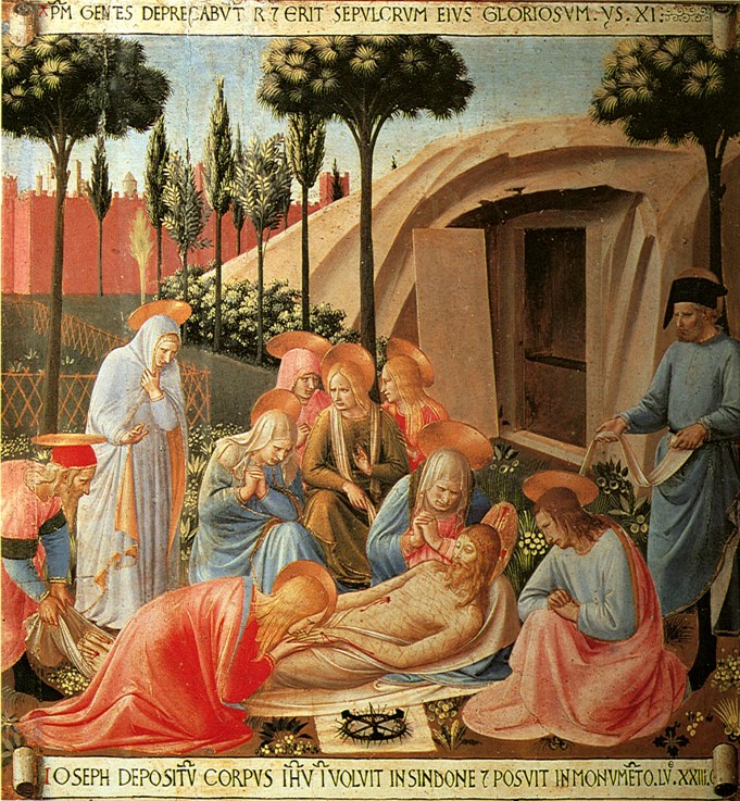 The Lamentation over Christ van Fra Beato Angelico