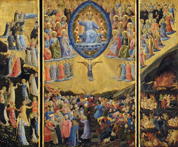 The Last Judgment (Winged Altar) van Fra Beato Angelico