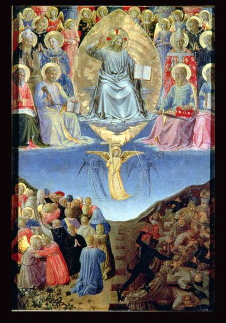 The Last Judgement, central panel from a Triptych van Fra Beato Angelico