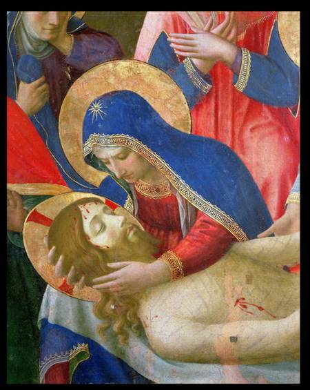 Lamentation over the Dead Christ van Fra Beato Angelico