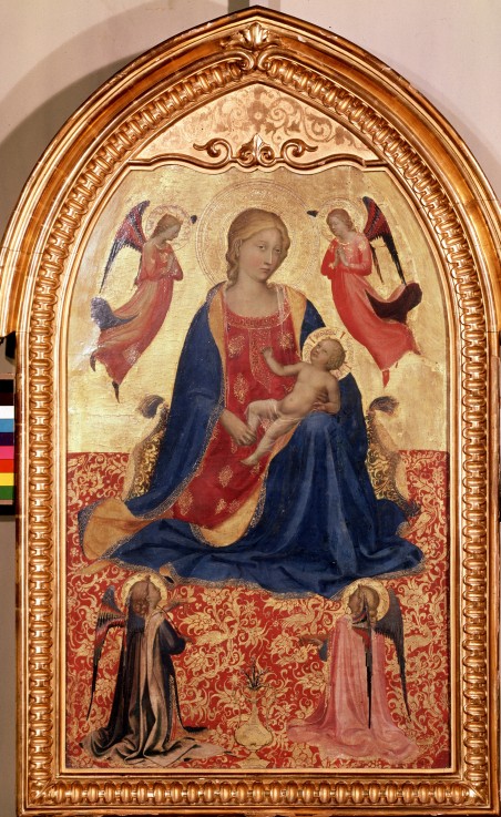 Virgin and child with angels van Fra Beato Angelico