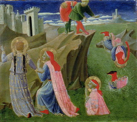 St. Cosmas and St. Damian Saved from Drowning, from the predella of the Annalena altarpiece, c.1434 van Fra Beato Angelico