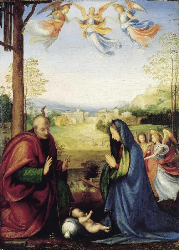 Geburt Christi. van Fra Bartolomeo