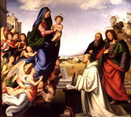 Apparition of the Virgin to St. Bernard van Fra Bartolommeo