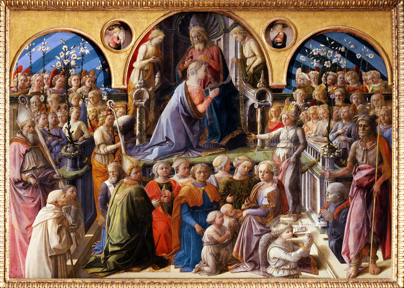 The Coronation of the Virgin van Fra Filippo Lippi