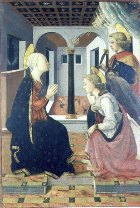 The Annunciation with St. Julian (panel) van Fra Filippo Lippi