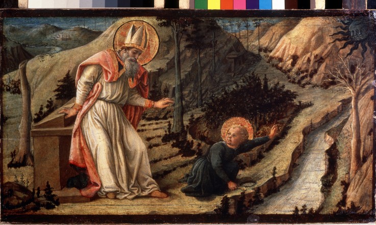 The Vision of Saint Augustine van Fra Filippo Lippi