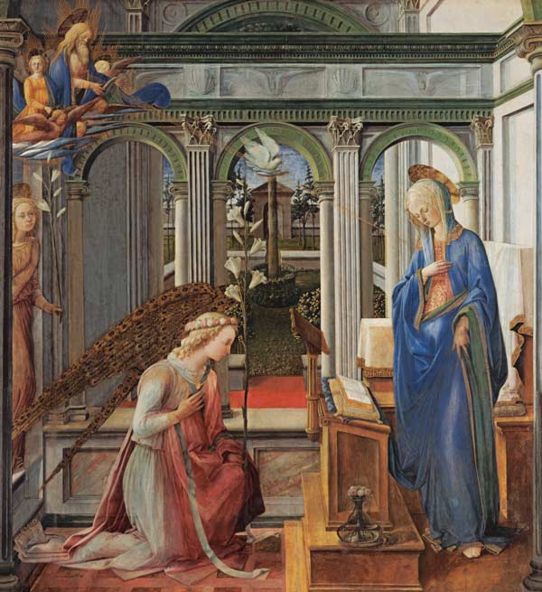 Verkündigung Mariae van Fra Filippo Lippi