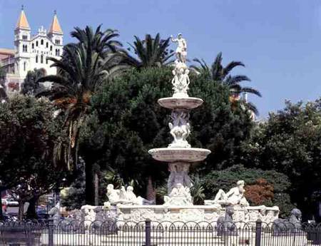 The Orion Fountain, designed van Fra Giovanni Angelo Montsorli