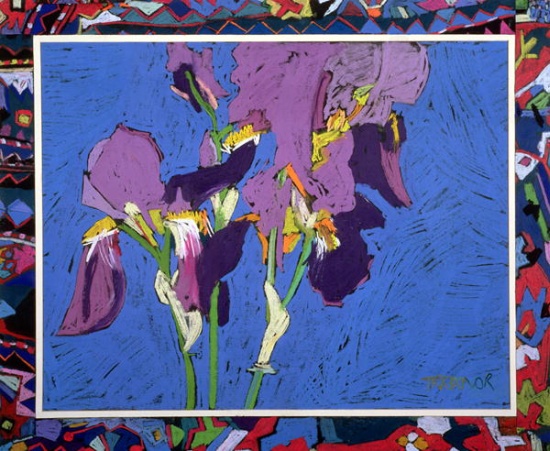 Flag Irises van  Frances  Treanor