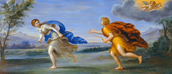 Apollo and Daphne van Francesco Albani
