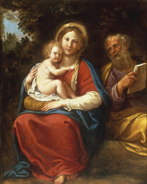 F.Albani, The Holy Family. van Francesco Albani