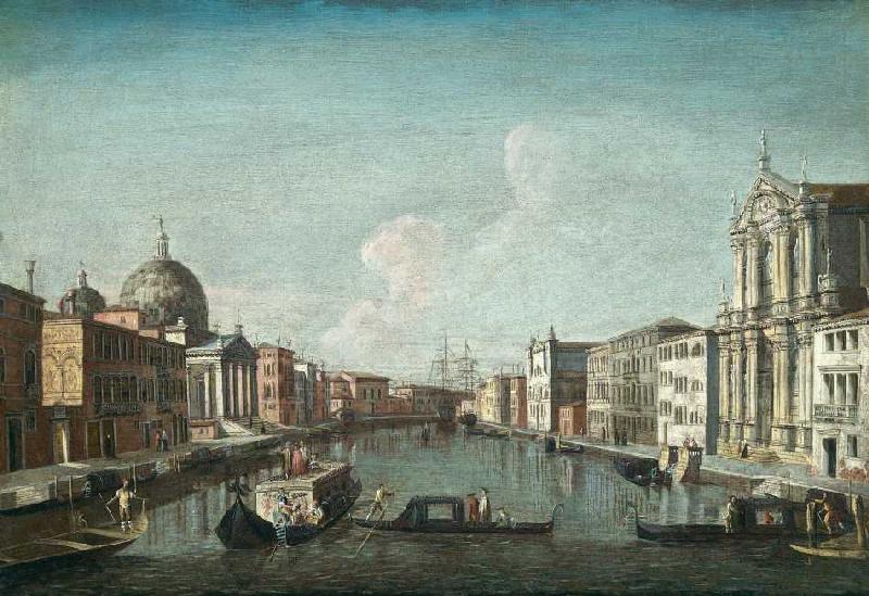 Venedig, der Canale Grande gegen Santa Chiara. van Francesco Albotto