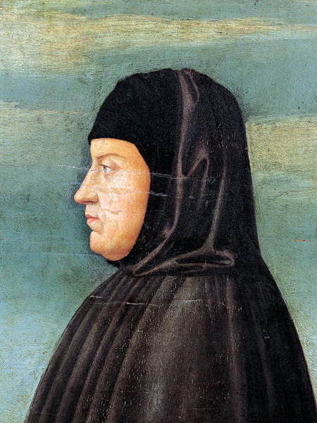 Portrait of Petrarch (Francesco Petrarca) (1304-74) van Francesco Bonsignori