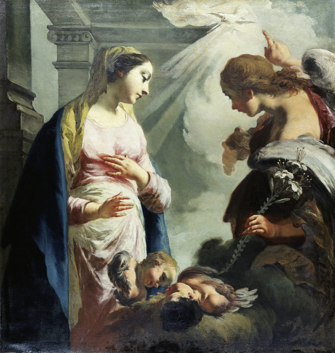 The Annunciation van Francesco Capella gen. Il Daggiù