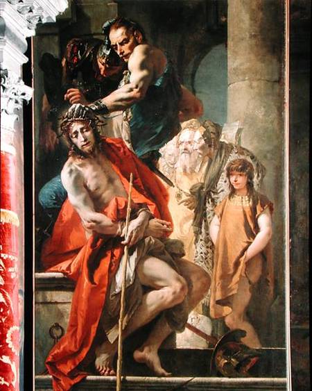 The Crowning with Thorns  (detail) van Francesco da Ponte