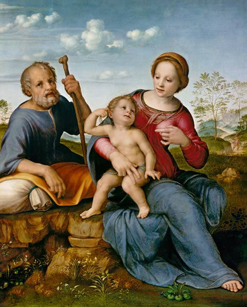 Die hl. Familie van Francesco di Cristofano