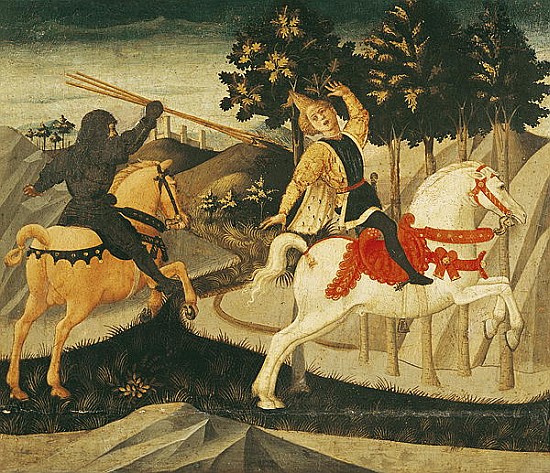 The Death of Absalom van Francesco di Stefano Pesellino