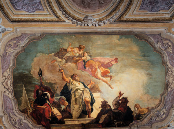 F.Fontebasso, Opferung der Iphigenie van Francesco Fontebasso
