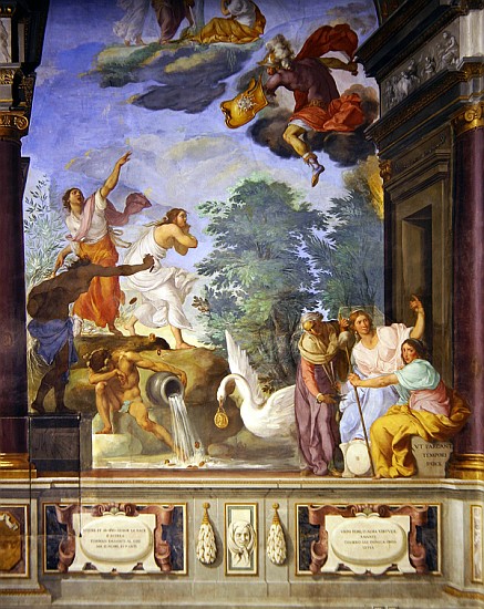 Allegory of the death of Lorenzo de Medici van Francesco Furini