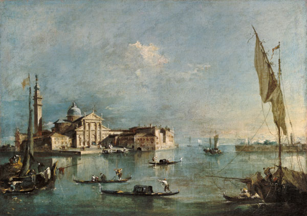 View of the San Giorgio Maggiore Island van Francesco Guardi