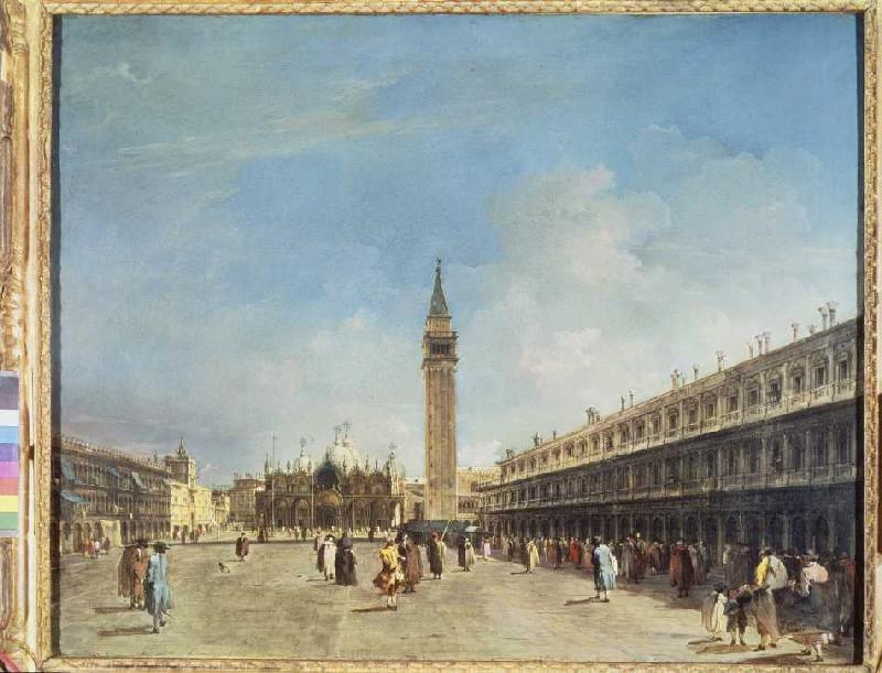Venedig, auf dem Marcus-Platz. van Francesco Guardi