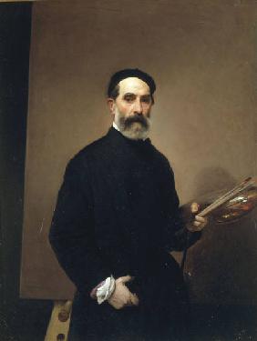 Francesco Hayez, Selbstbildnis 1862