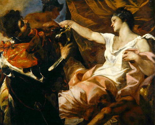 Mythological Scene, 1660 (oil on canvas) van Francesco Maffei