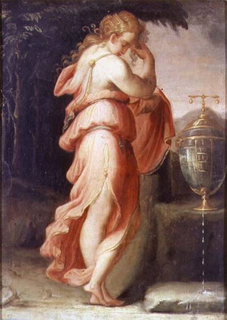Artemisia grieving over Mausolus van Francesco Salviati
