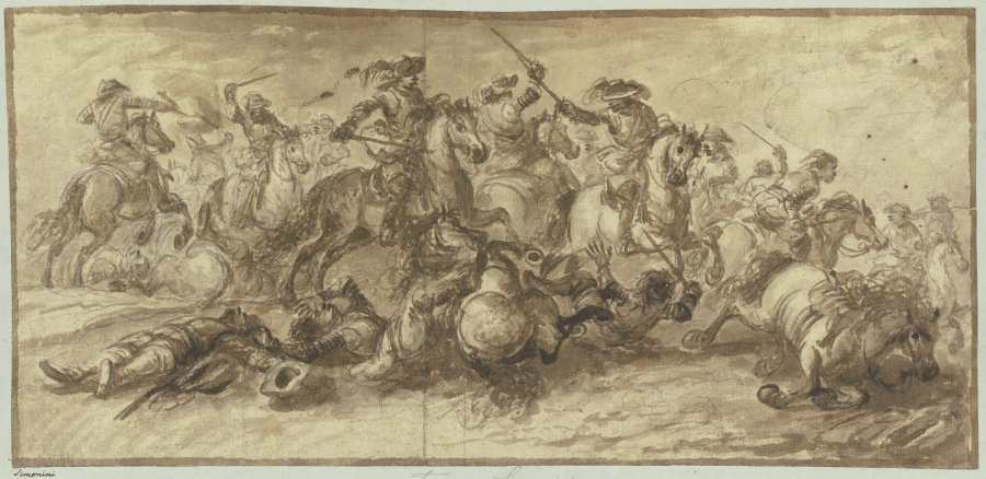 Equestrian combat van Francesco Simonini
