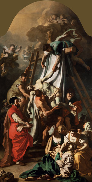 The Descent from the Cross van Francesco Solimena