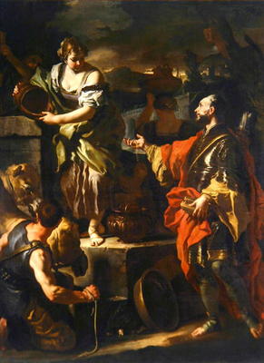 Rebecca and the Servant of Abraham, c.1710 (oil on canvas) van Francesco Solimena