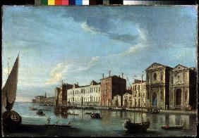 View of Santo Spirito and Zattere in Venice