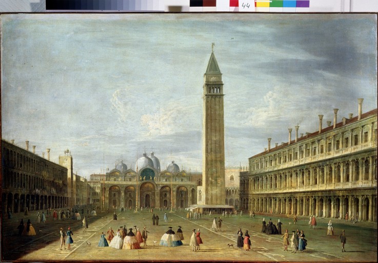 The St Mark's Square in Venice van Francesco Tironi