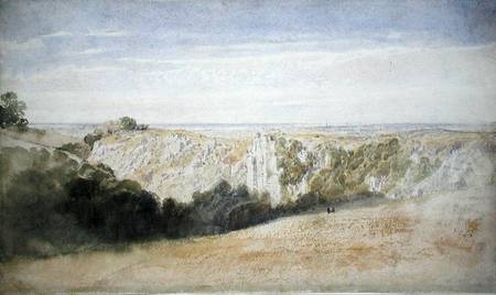 View near the Cheddar Gorge van Francis Danby