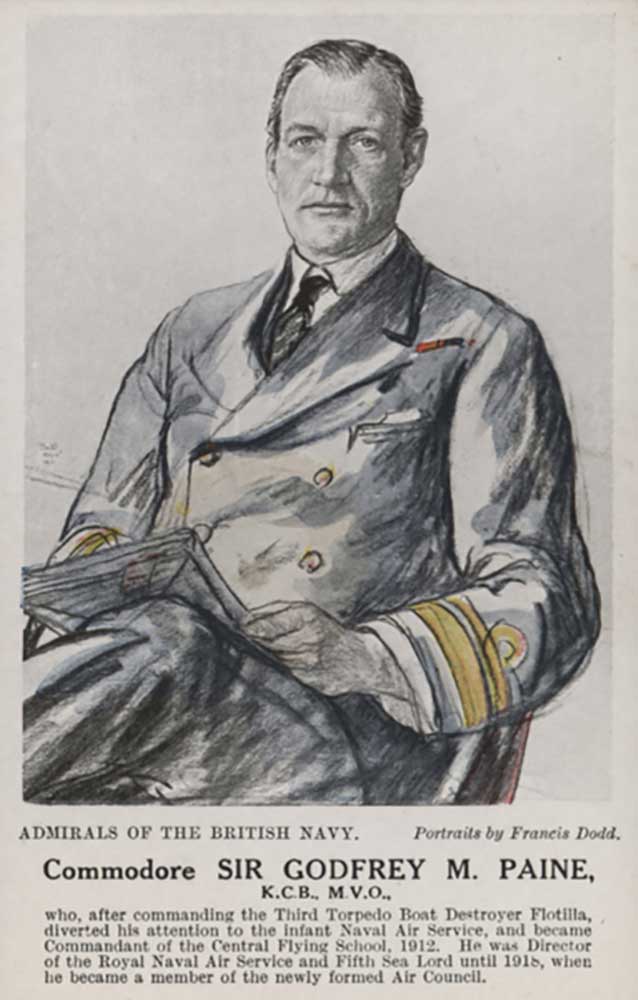 Commodore Sir Godfrey M Paine van Francis Dodd
