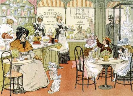 The Tea Shop, from 'The Book of Shops' van Francis Donkin Bedford